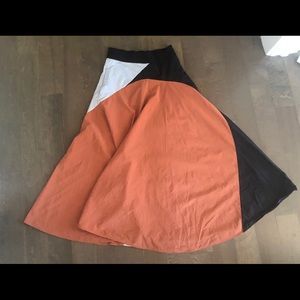 COS Maxi Skirt - COLOUR-BLOCK A-LINE SKIRT